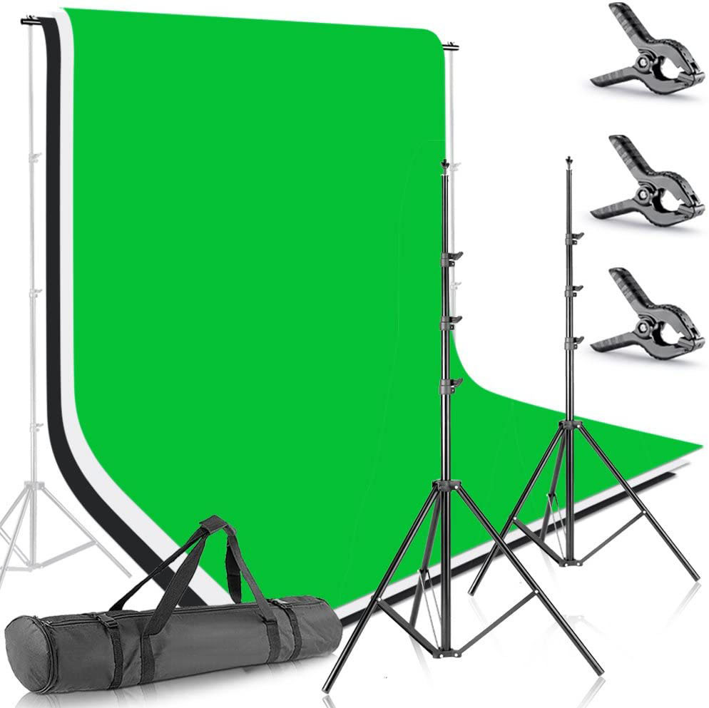 chromakey green screen photographic photo studio backdrop cloth background stand