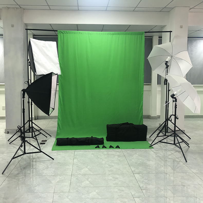 Green Background support kit Photography Studio Equipment backdrop