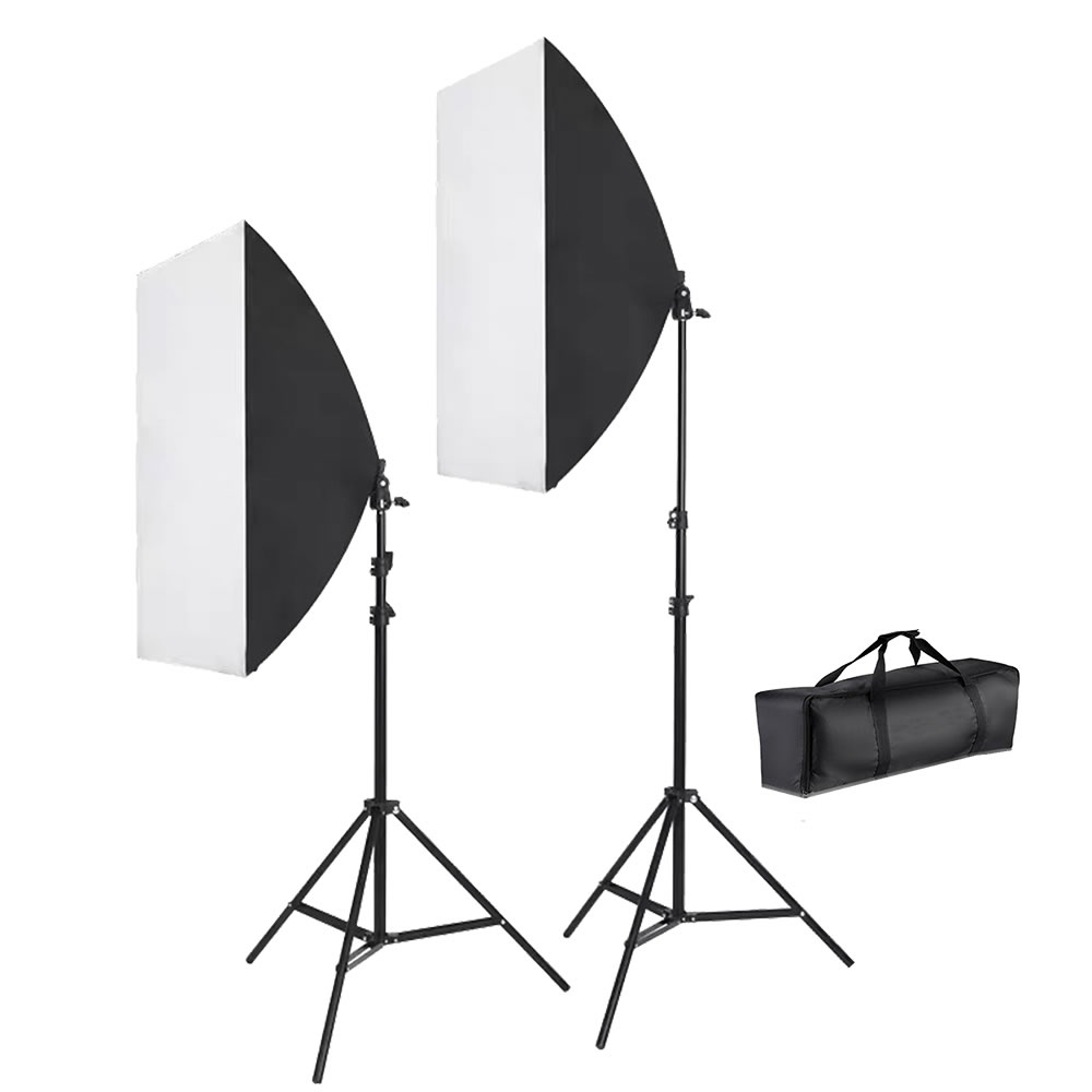 Photography Studio Light 2pcs Professional Continuous Light System soft box set Softbox Lighting Kit