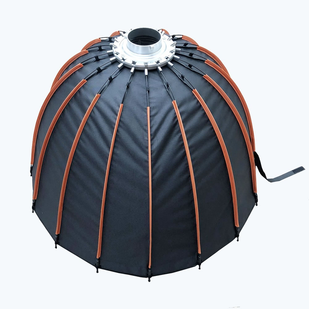 Parabolic Softbox with Bowens Mount Portable Quick-Setup Folding Umbrella Hexadecagon Collapsible Softvbox Diffuser with Grid and Carrying Bag