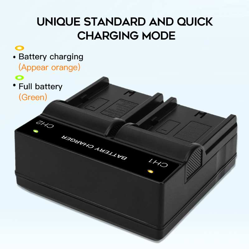 Replacement Rechargeable Digital Camera Battery For Sony NP-F Series Fast Charging Battery Charger